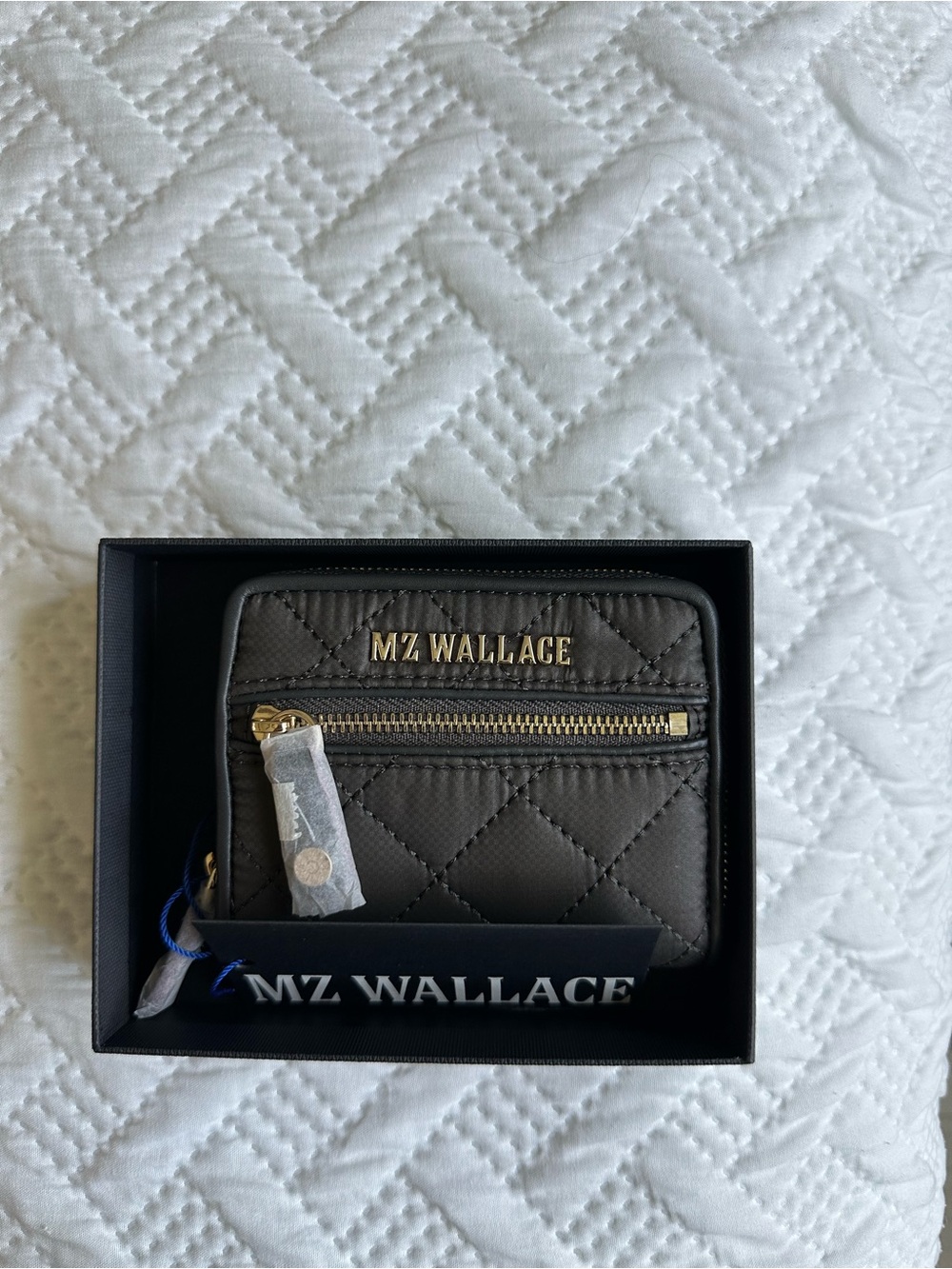 MZ Wallace CROSBY small MAGNET Quilted  Wallet
